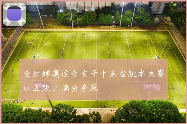 全红婵奥运会女子十米台跳水决赛以五跳三满分夺冠