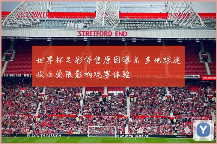 世界杯足彩停售原因曝光 多地球迷投注受限影响观赛体验